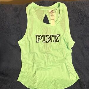 PINK Victoria's Secret Light Green Tank Top